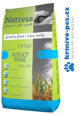 Nativia Dog Adult Mini Duck&Rice 3kg