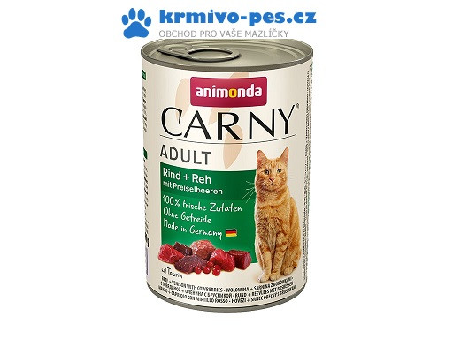 Animonda Carny Adult hovězí srnčí brusinky 400 g