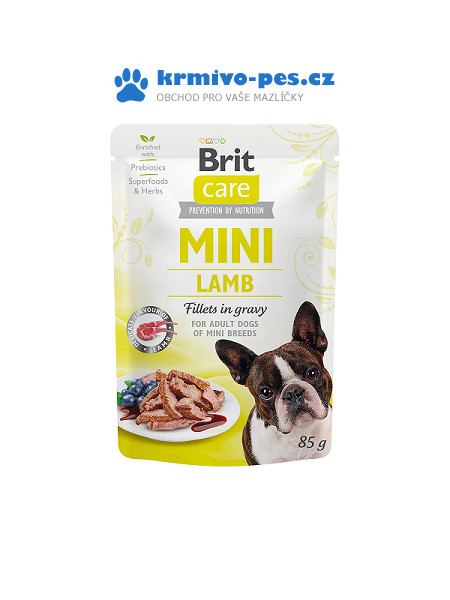 Brit Care Dog Mini Lamb fillets in gravy 85g
