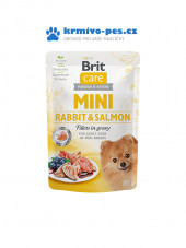 Brit Care Dog Mini Rabbit&Salmon fillets in gravy 85g