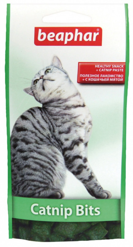 Beaphar Pochoutka Catnip Bits šanta 35g