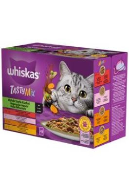 Whiskas kaps. Tasty Mix Chef's Choice ve šťávě 12x85g