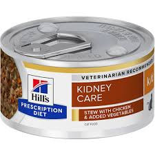 Hill's Prescription Diet Feline Stew k/d konzerva s kuřetem a zeleninou 82 g