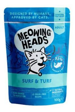 MEOWING HEADS Surf & Turf 100g