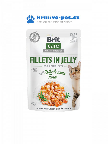 Brit Care Cat Fillets in Jelly with Wholesome Tuna 85 g