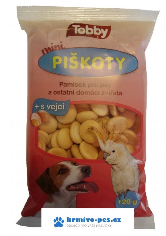 Tobby Piškoty mini 120g