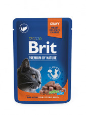 Brit Premium Cat kapsa Salmon for Sterilised 100g