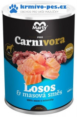 MARTY konz. pro psy ProCarnivora-losos+směs 400g