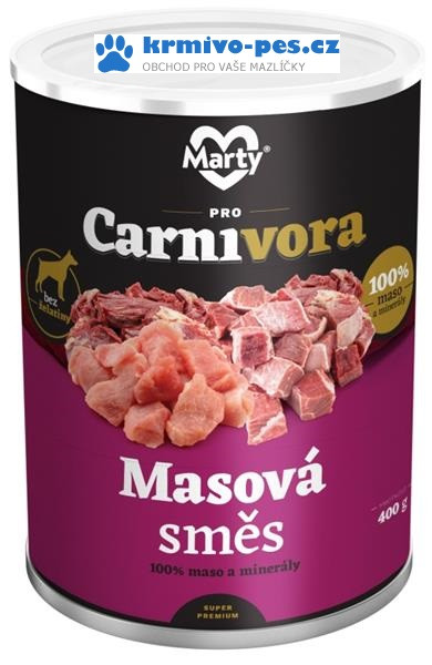 MARTY konz. pro psy ProCarnivora-masová směs 400 g