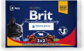 Brit Premium Cat kapsa Meat Plate 400g (4x100g)