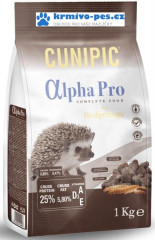 Cunipic Alpha Pro Hedgehog - ježek 1 kg