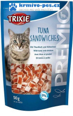 PREMIO Tuna Sandwiches s tuňákem/kuřecím 50g