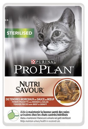 ProPlan Cat kaps. Steriliz. hovězí 26x85g