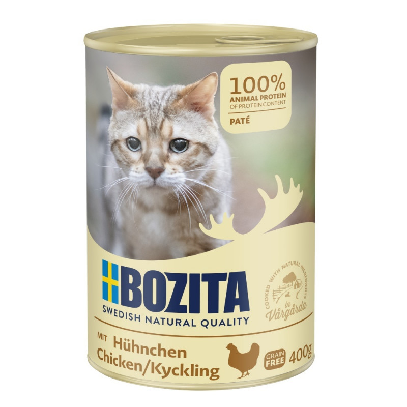 Bozita Cat paté s kuřecím masem 0,4 kg