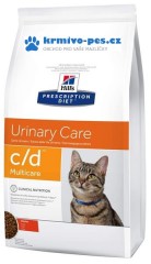 Hill's Prescription Diet Feline C/D Dry 1,5kg - kuřecí