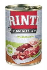 Rinti Dog Kennerfleisch konzerva Adult divočák 400g