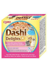 Inaba Churu Cat Dashi Delights Tuna with Salmon 70g