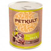 PETKULT KONZERVA pro psy Kachna 800g