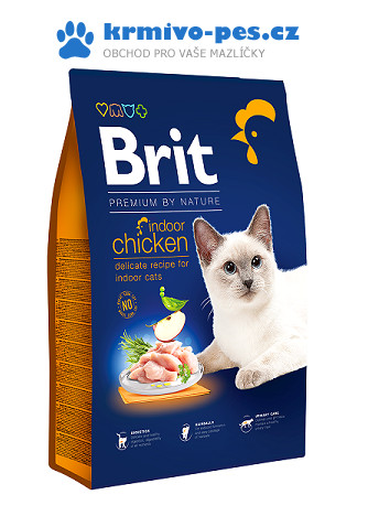 Brit Premium Cat by Nature Indoor Chicken 8kg