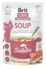 Brit Care Cat Soup with Salmon 75g