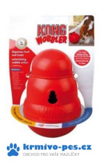 Hračka pes KONG Wobbler plnící 13x18cm