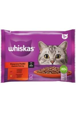 Whiskas kaps. Klasický výběr zel. šťávy 4x85g