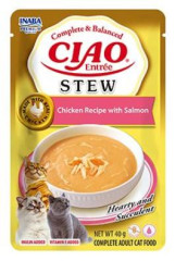 Inaba Ciao Entrée Stew kuře a losos 40g