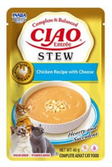 Inaba Ciao Entrée Stew kuře a sýr 40 g