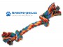 Uzel DOG FANTASY bavlněný barevný 2 knoty 20 cm (1ks)