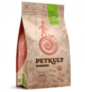 PETKULT dog MEDIUM JUNIOR lamb/rice 12kg  + dentální tyčka s masovým jerky + doprava zdarma