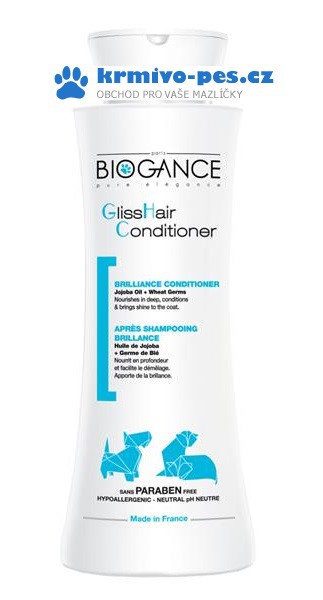 Biogance kondicionér Gliss hair - pro jemnou srst 250 ml