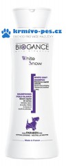 Biogance šampon White snow -pro bílou/světlou srst 250 ml + dárek masová tyčinka