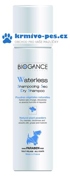 Biogance Waterless dog - suchý šampon pro psy 150 ml