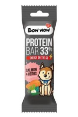 Bow wow Proteinová tyčinka Losos&Bylinky 32g