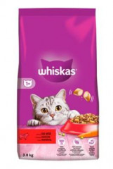 Whiskas Dry s hovězím masem 3,8kg