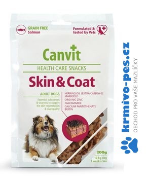 Canvit Snacks Skin & Coat 200g