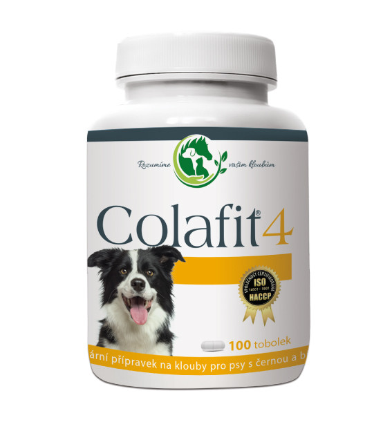 Colafit 4 na klouby černé/bílé psy 50tbl