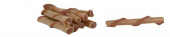 Buvolí tyčka motaná přírodní a poloměkkým masovým jerky 12,5cm  1ks