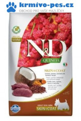 N&D Quinoa DOG Skin & Coat Venison & Coconut Mini 2,5kg