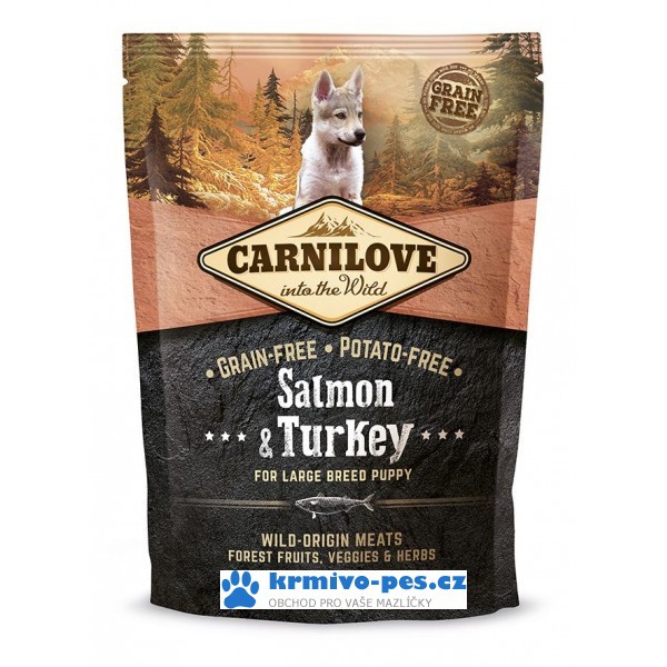 Carnilove Dog Salmon&Turkey for Large Breed Puppies 1,5 kg