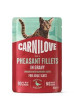 Carnilove Cat Pouch Gravy Pheasant+Raspberry Leaves 85g