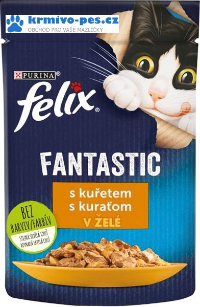 Felix cat kaps.-Fantastic kuře v želé 85 g