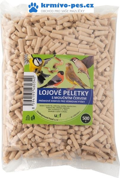 UGF Lojové peletky s moučným červem 500g