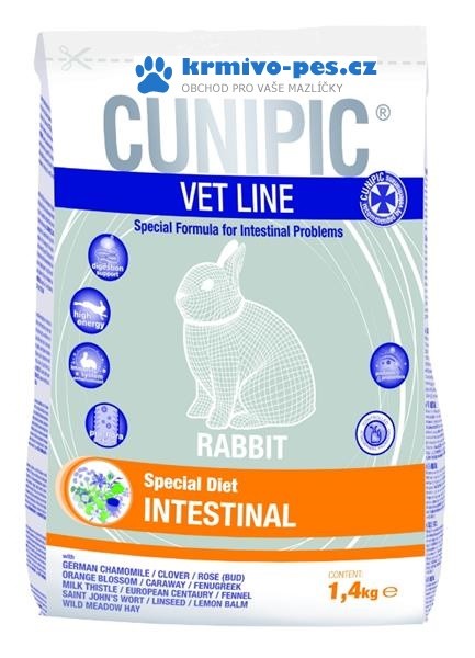Cunipic VetLine Rabbit Intestinal 1,4 kg